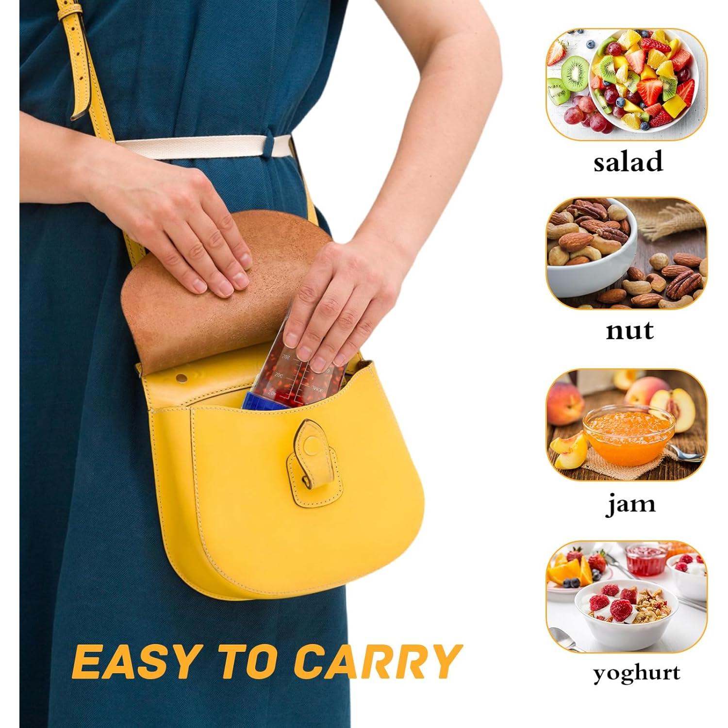 Paquete de 40 Contenedores Rectangulares 4oz Qyyiguf con Tapa