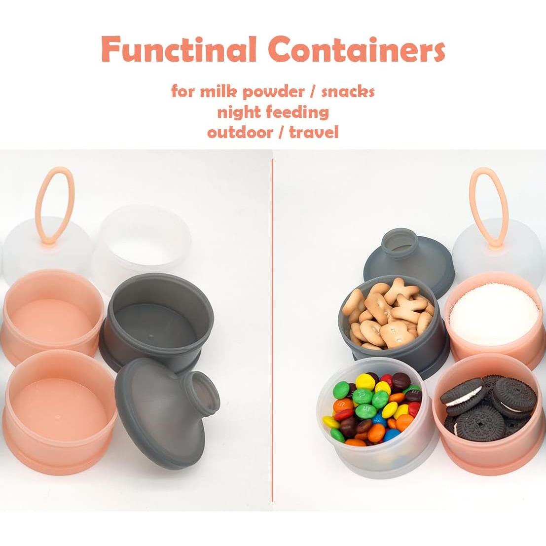 Dispensador de Fórmula para Bebés LADISO 4 Capas Libre de BPA