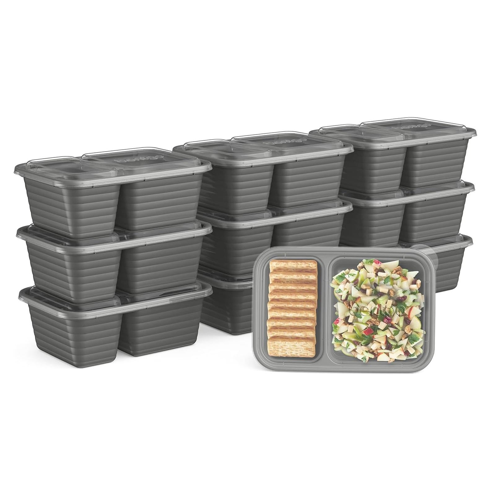 Contenedores de Snack Bentgo Prep 2 Compartimentos 20 Piezas