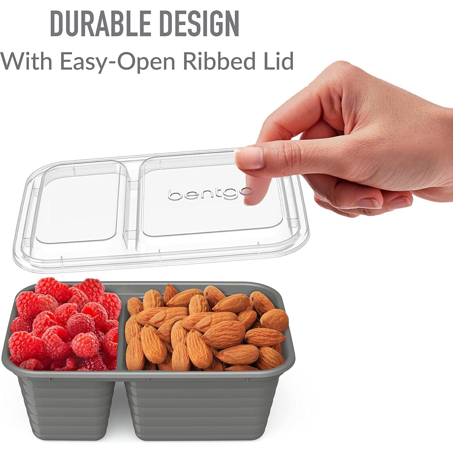 Contenedores de Snack Bentgo Prep 2 Compartimentos 20 Piezas