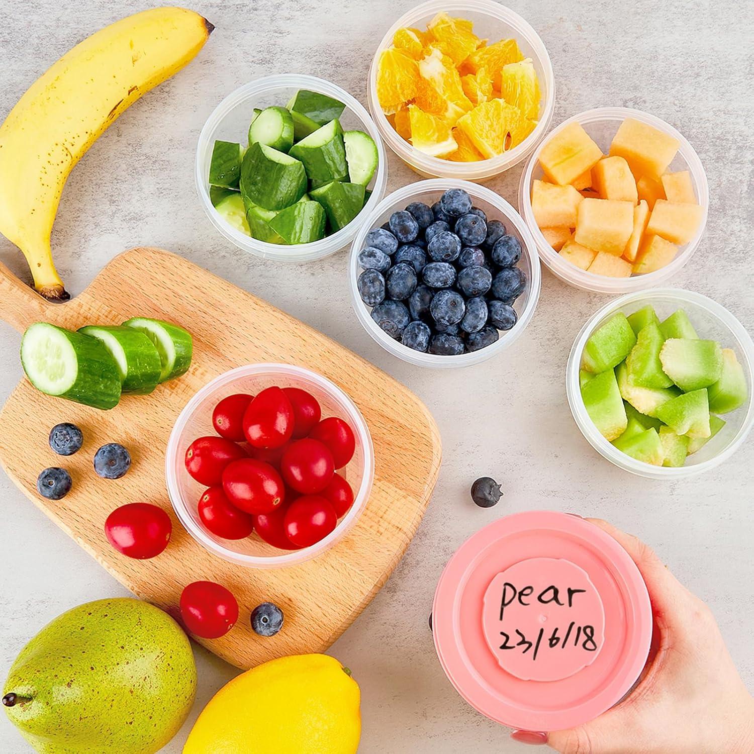 Contenedores de Alimentos TOFLEN 5 oz Set de 12 Multicolor