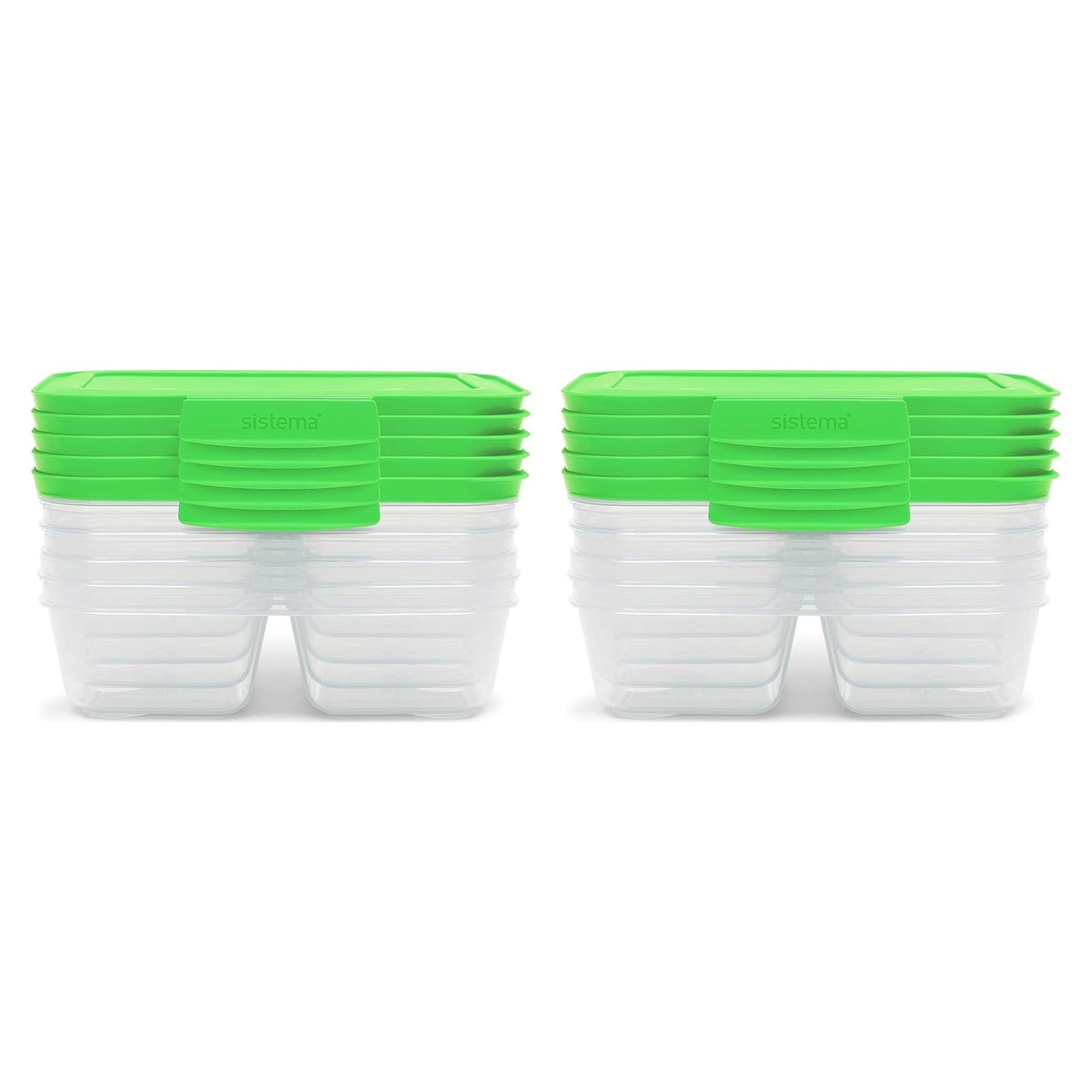 Contenedores de Almacenamiento de Comida Sistema Nest It 10 Pzas