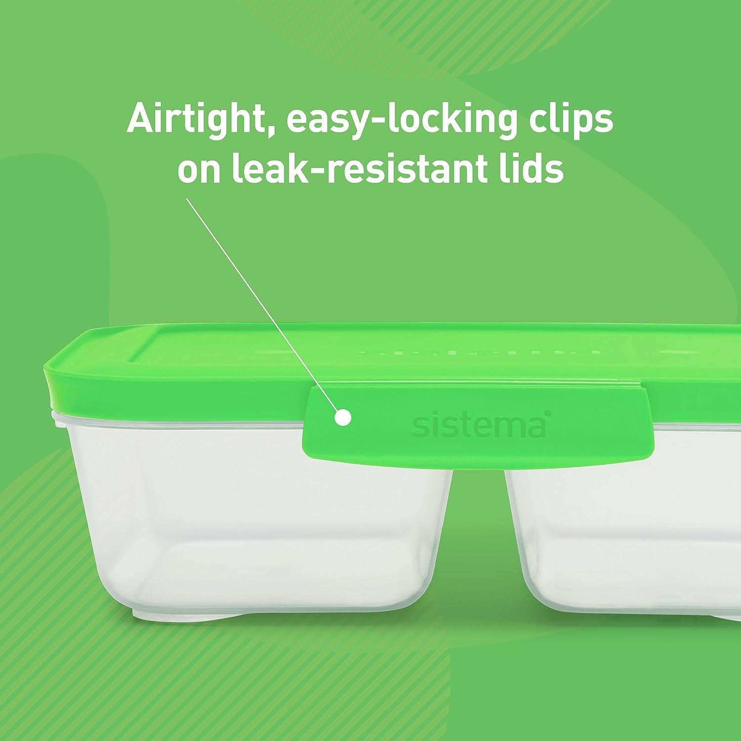 Contenedores de Almacenamiento de Comida Sistema Nest It 10 Pzas