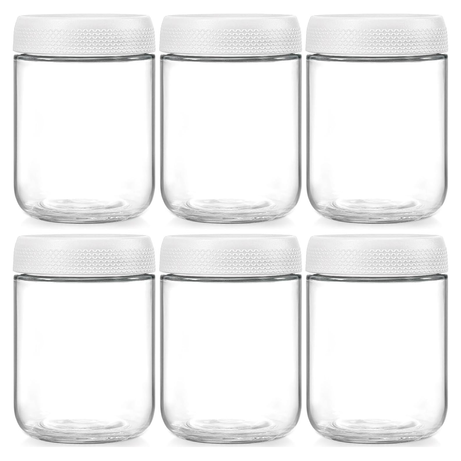 Frascos de vidrio herméticos NETANY 473ml - Paquete de 6