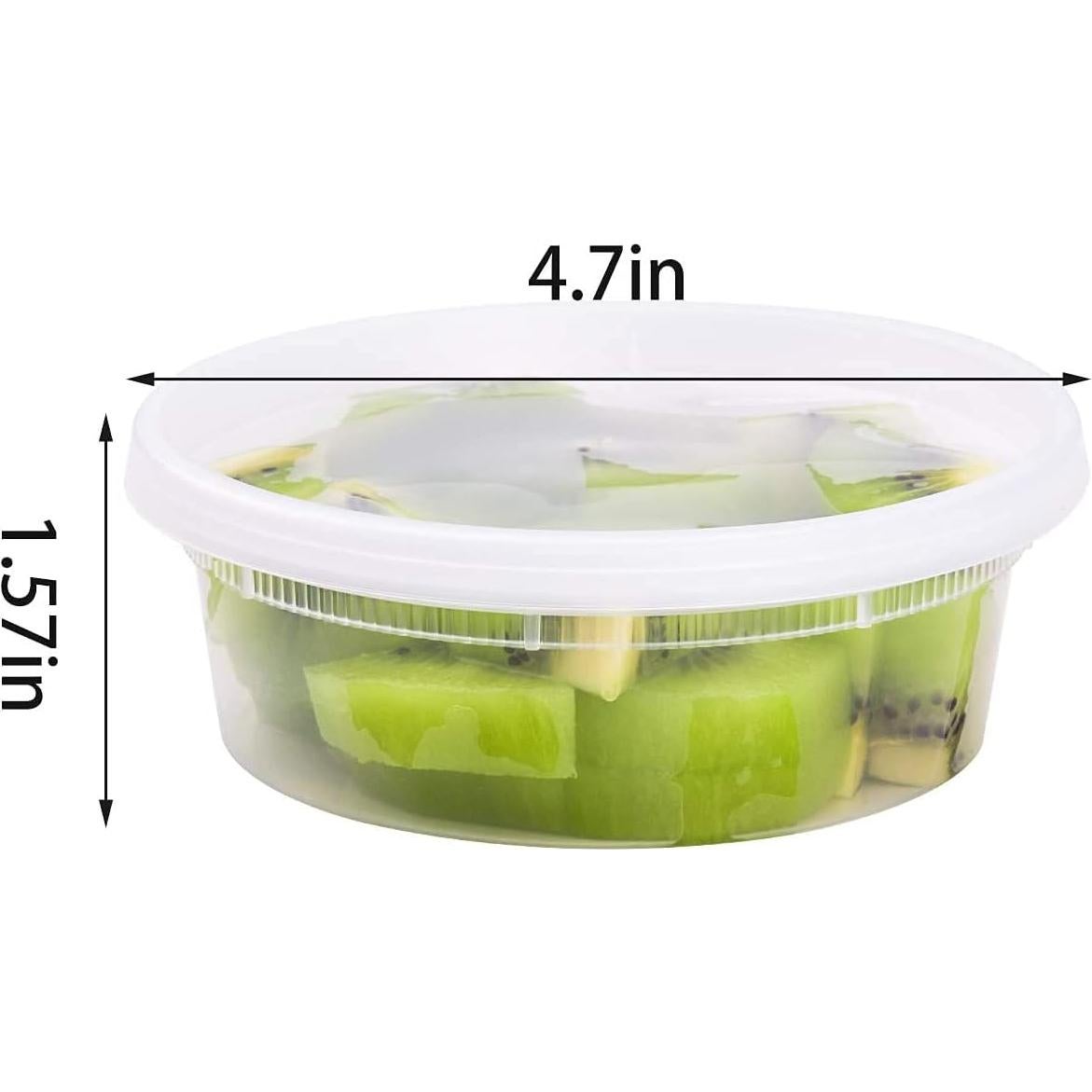 Contenedores de Almacenamiento TashiBox 8oz 40 Sets Herméticos