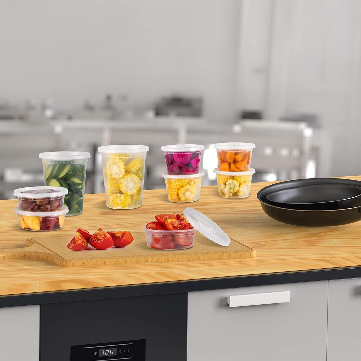 Contenedores de Almacenamiento TashiBox 8oz 40 Sets Herméticos