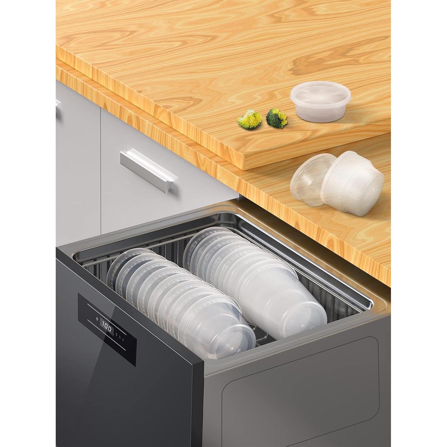 Contenedores de Almacenamiento TashiBox 8oz 40 Sets Herméticos