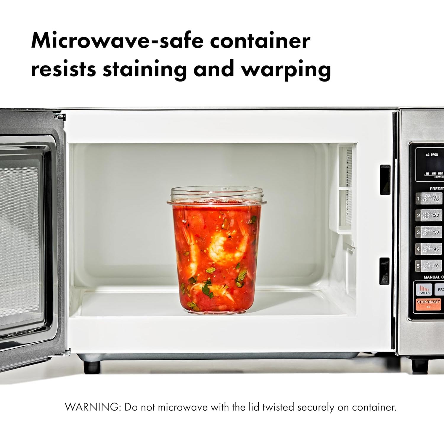 Contenedores OXO Good Grips Twist & Stack 148 mL - Paquete de 3