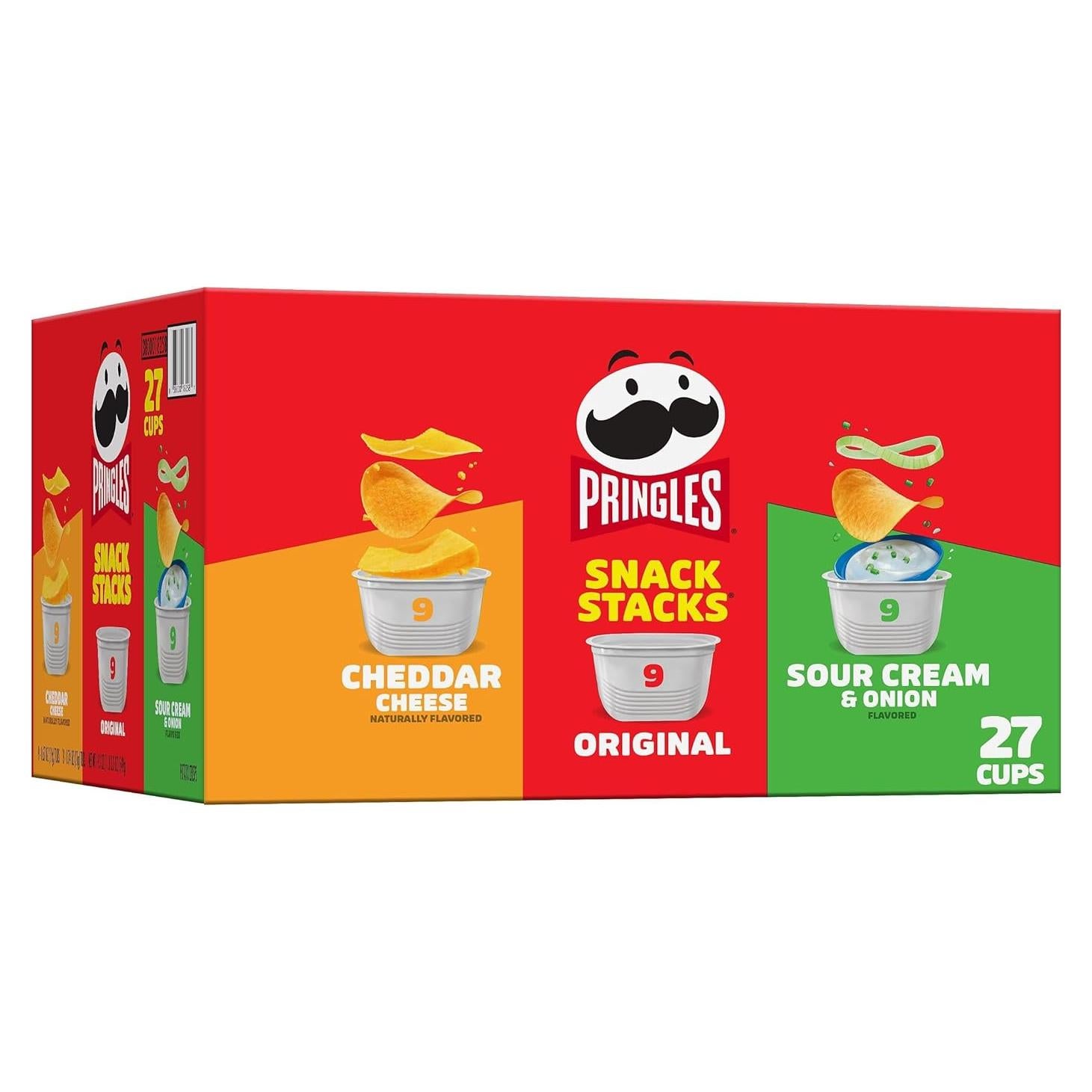 Pringles Snacks Crujientes 19.3oz - Variedad 3 Sabores