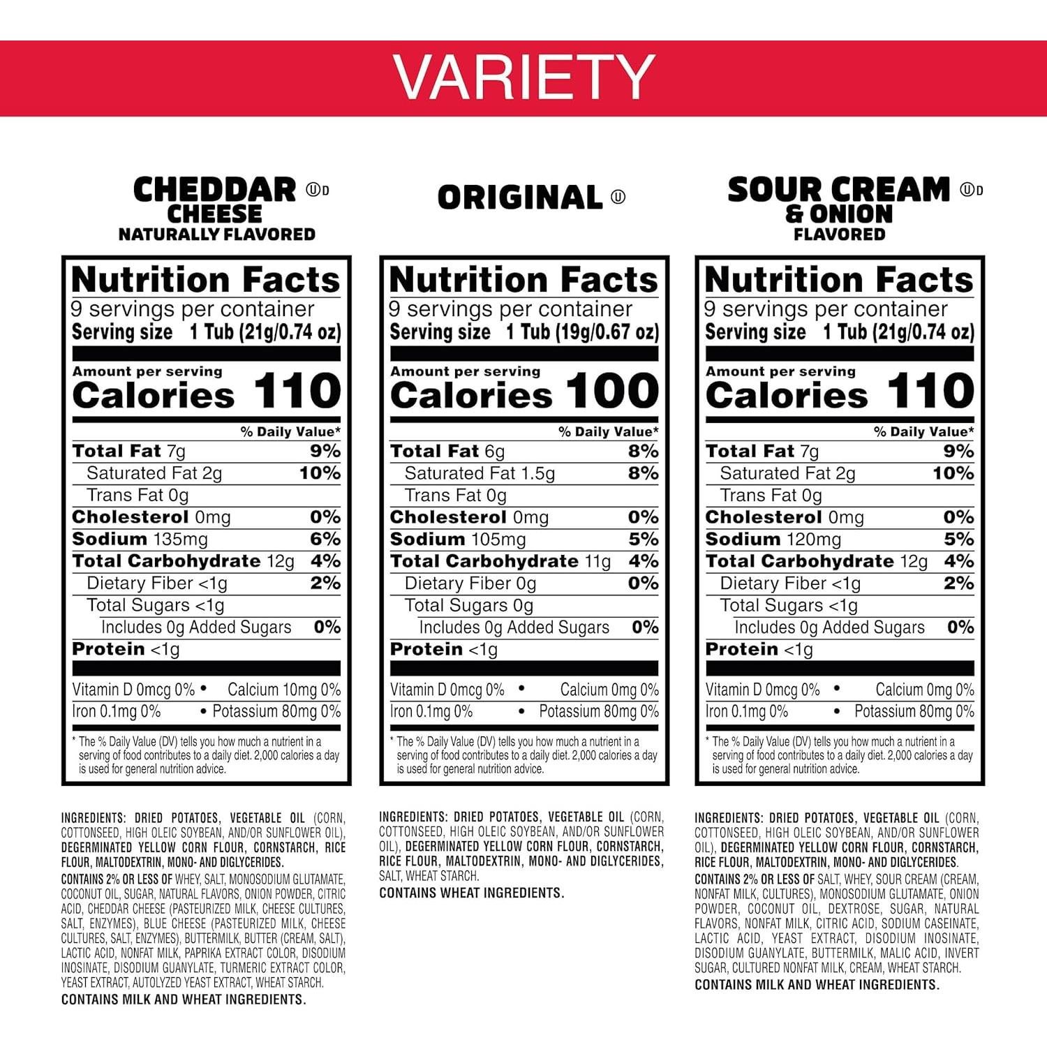 Pringles Snacks Crujientes 19.3oz - Variedad 3 Sabores