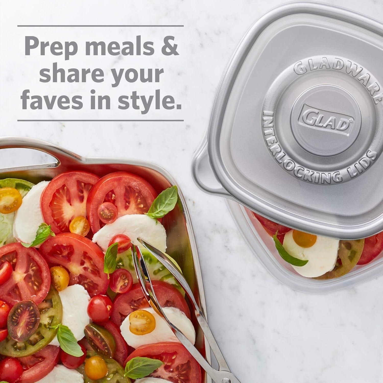 Contenedores de Almacenamiento Hermético GladWare 4 oz - 8 Piezas