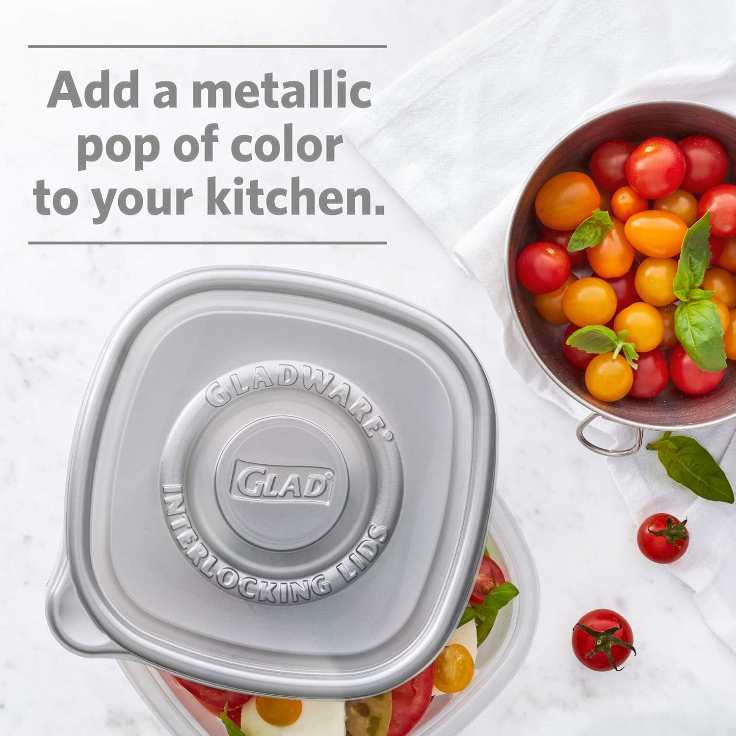 Contenedores de Almacenamiento Hermético GladWare 4 oz - 8 Piezas