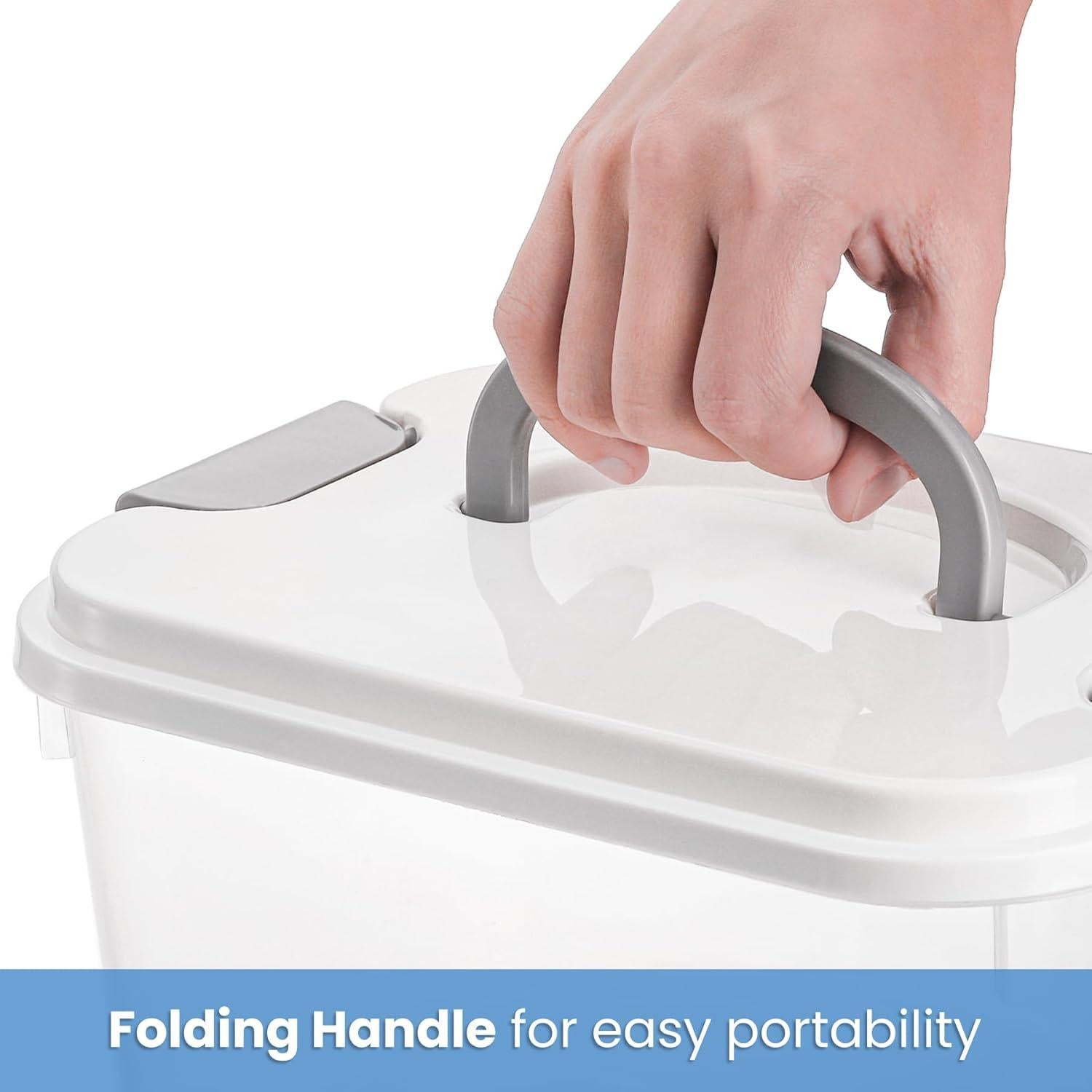 Contenedores de Almacenamiento Elsjoy 8 Piezas 5.5 Qt Plástico