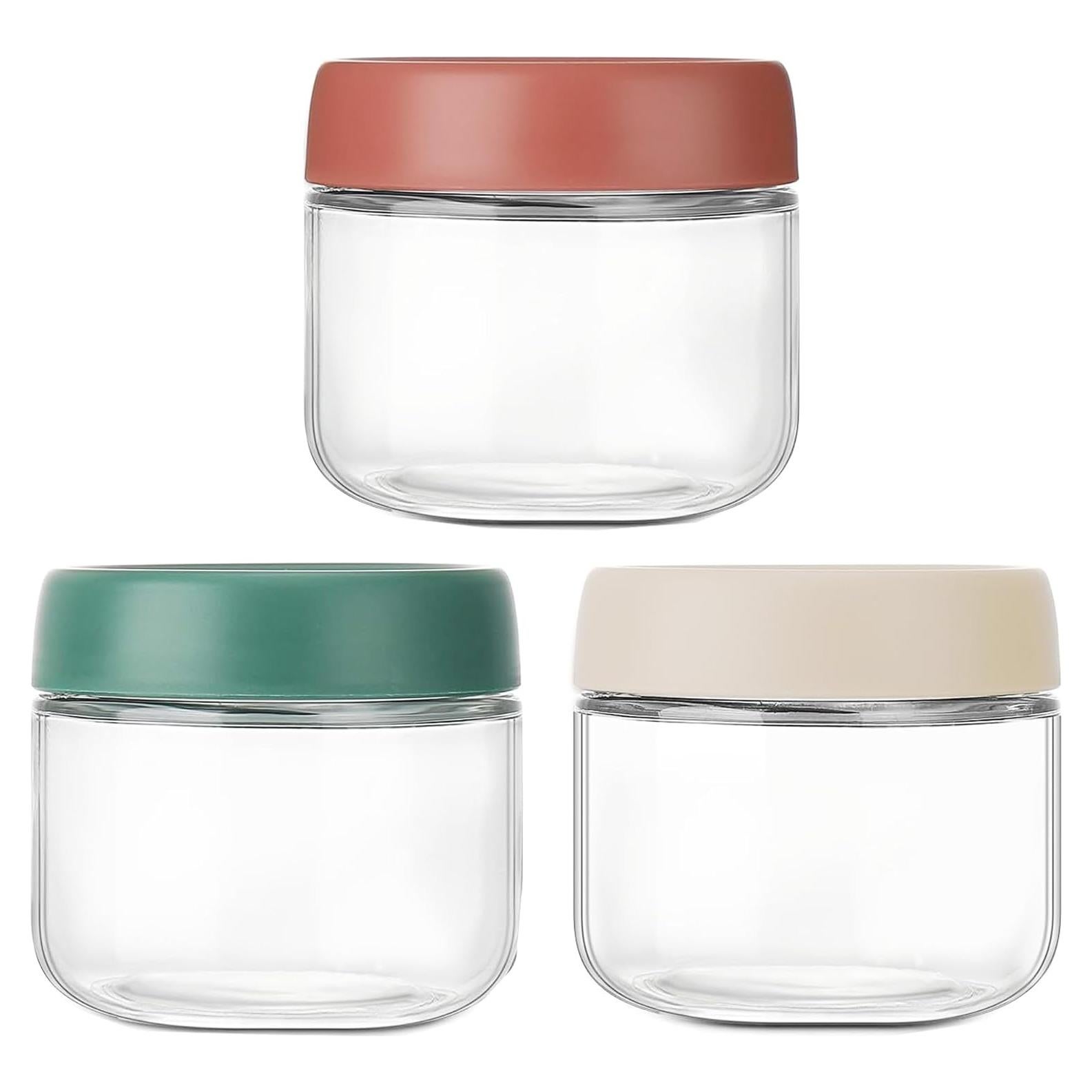 Contenedores de Vidrio Povinmos 3Pack 295ml Herméticos