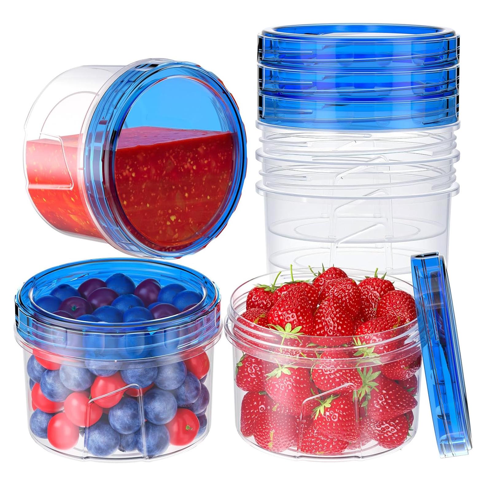 Juego de 6 Contenedores de Almacenamiento 16 OZ Winproper