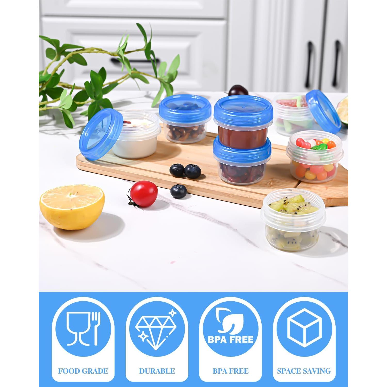 Contenedores de Aderezo Reutilizables Atecare 60 ml - 8 Piezas