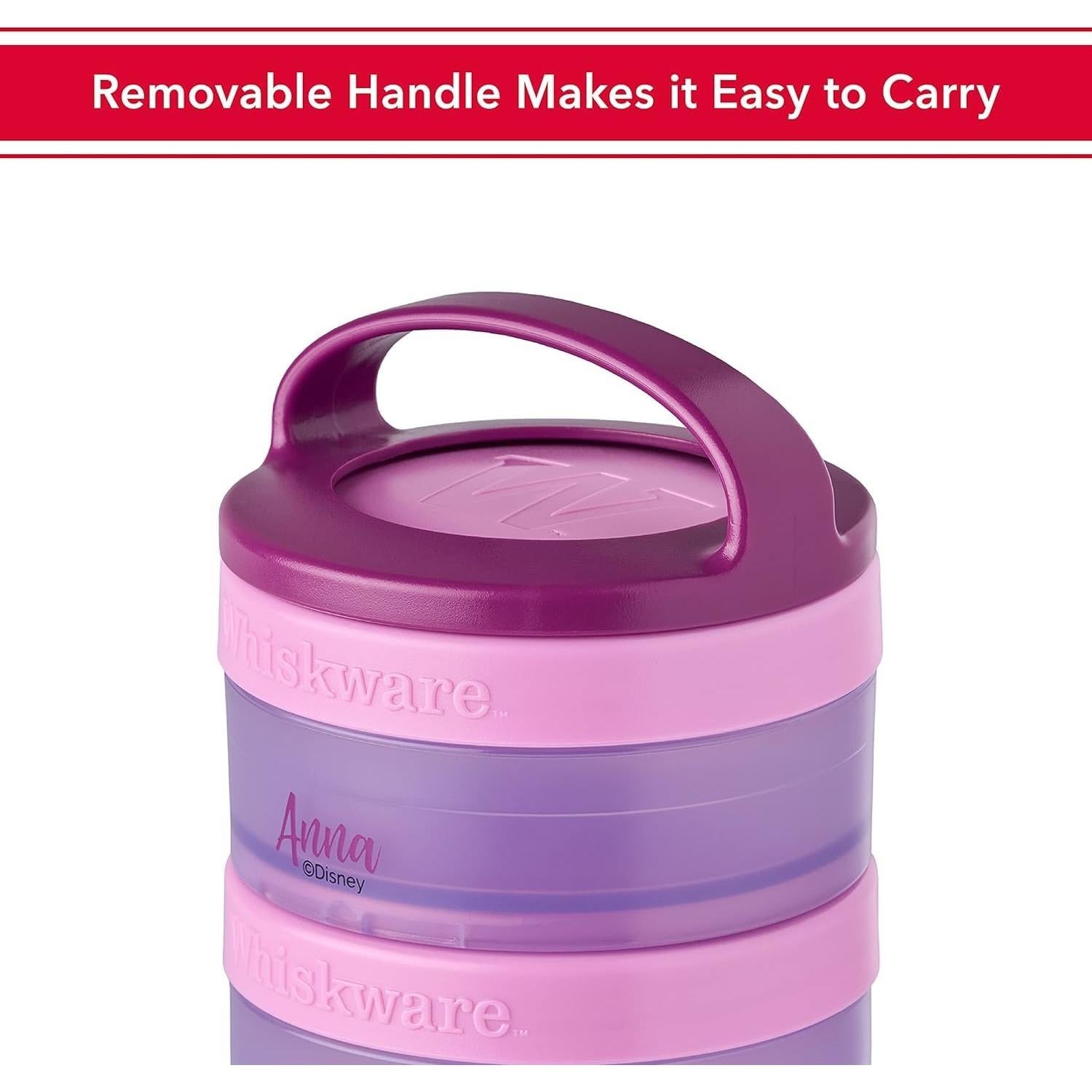 Contenedores apilables de bocadillos Whiskware Disney Frozen