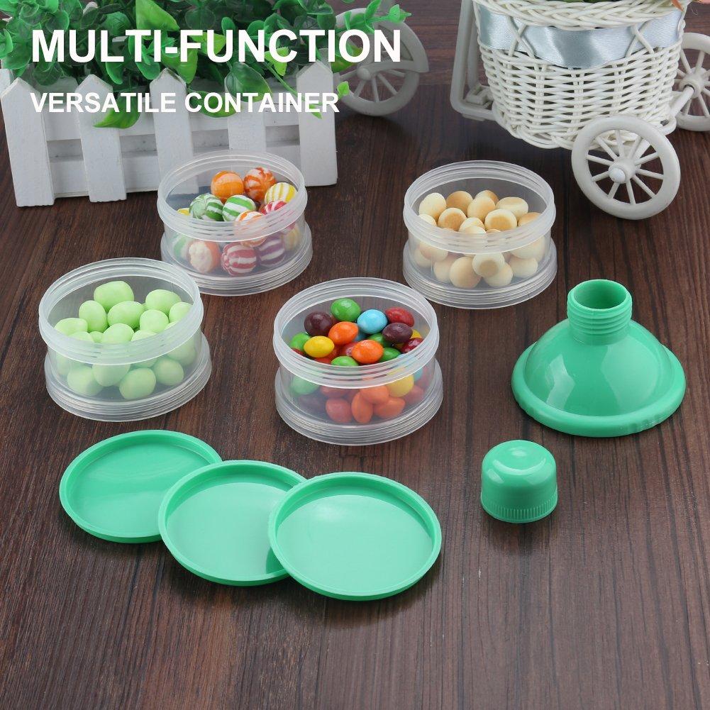 Dispensador de Fórmula Accmor Verde 2 Piezas Apilable