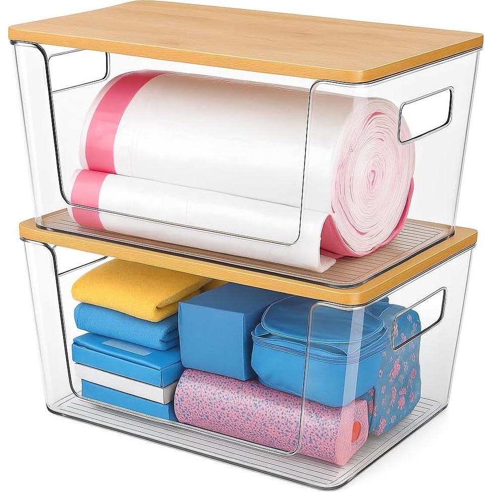 Dispensador de bolsas de basura y contenedor CiWiVOKi 2 Paquetes