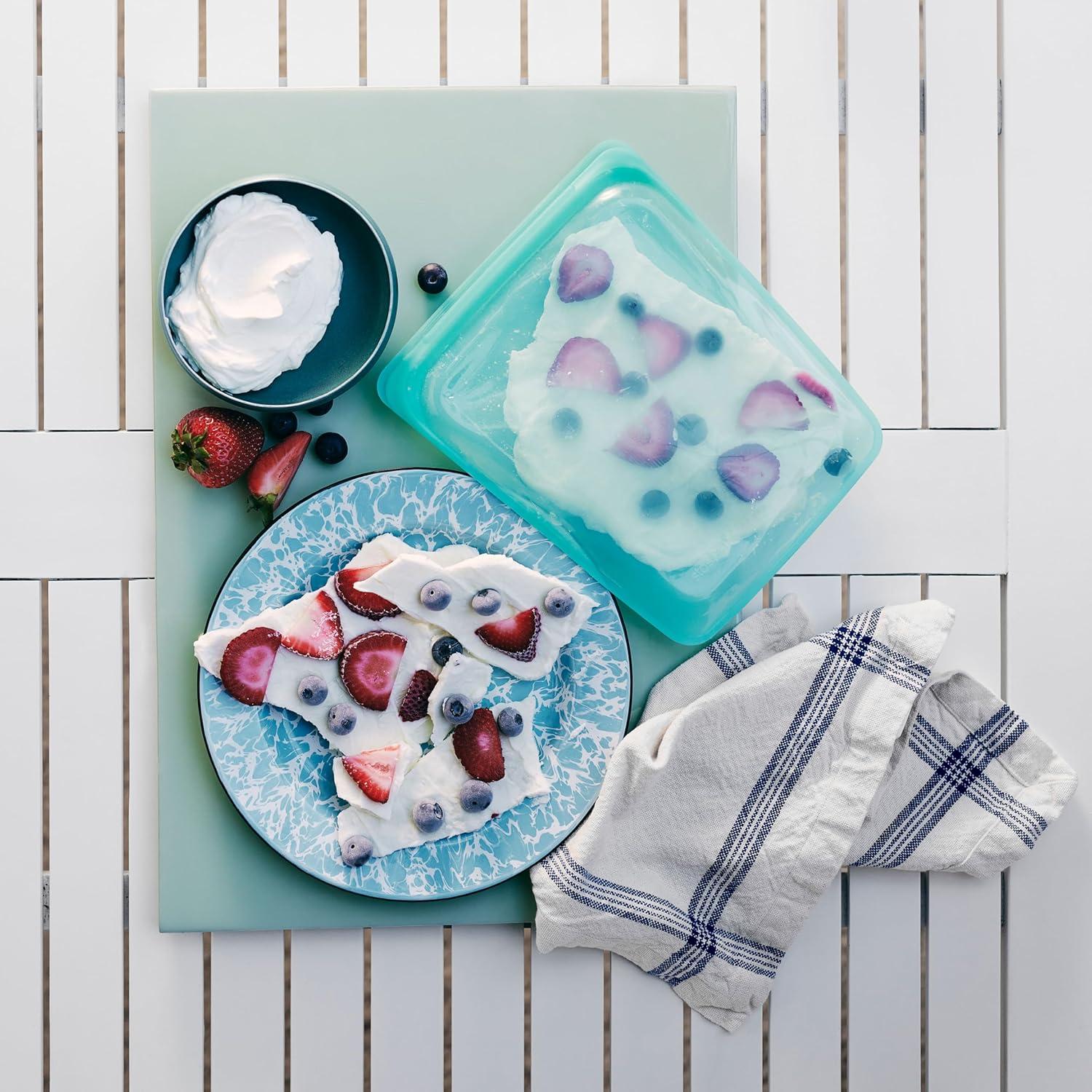 Bolsas de Almacenamiento Reutilizables Stasher 4-Pack Aqua