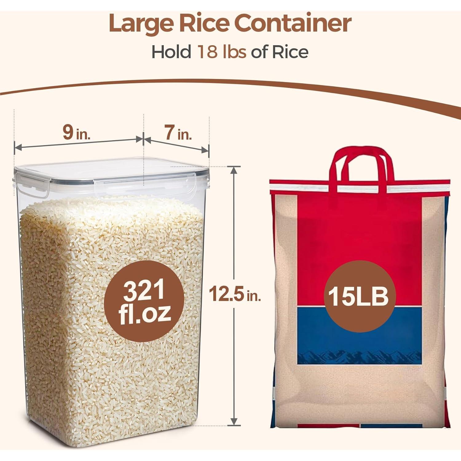 Conjunto de 2 Contenedores Herméticos ComSaf 9.07-11.34 kg