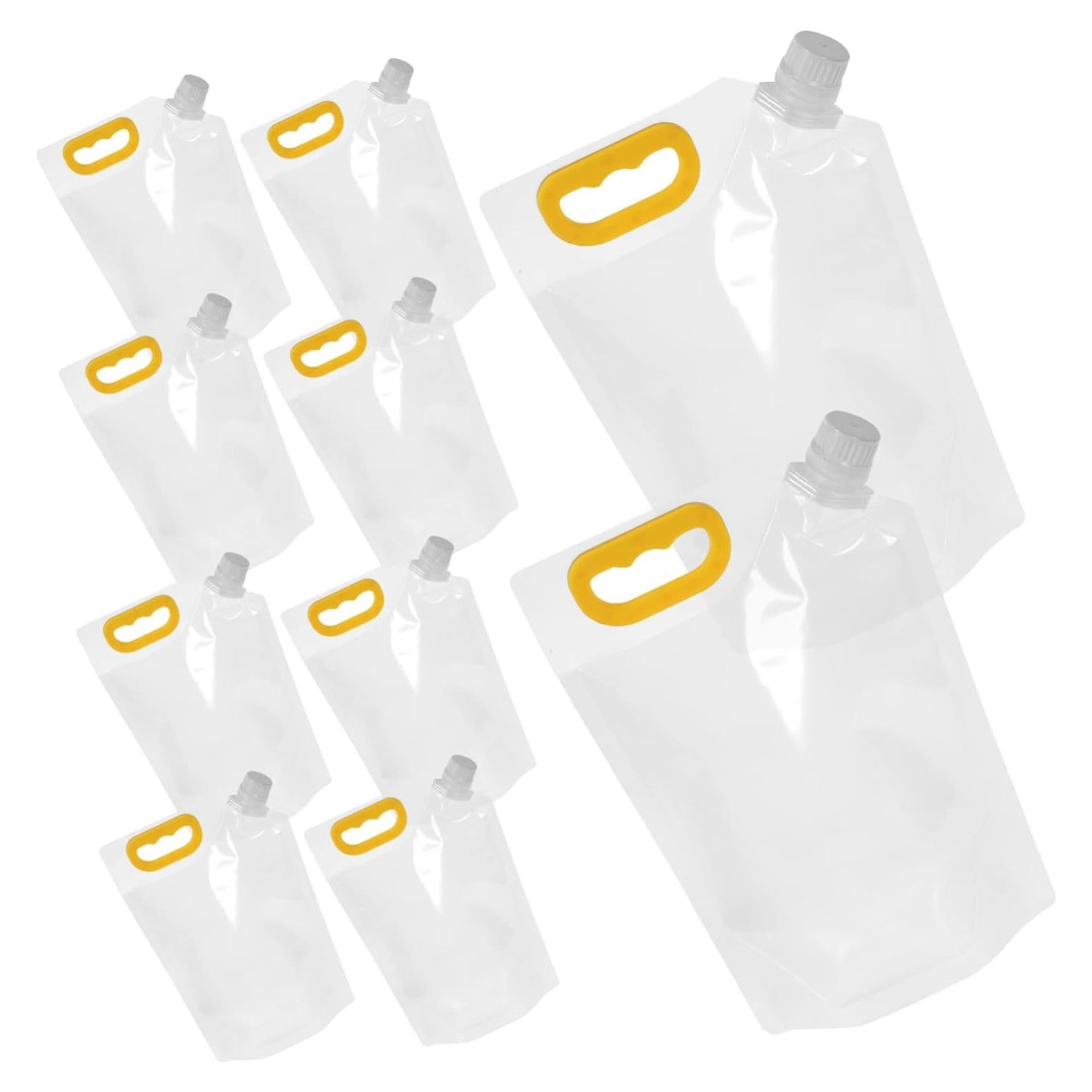 10 Bolsas Transparentes de Almacenamiento de Alimentos 1.5L