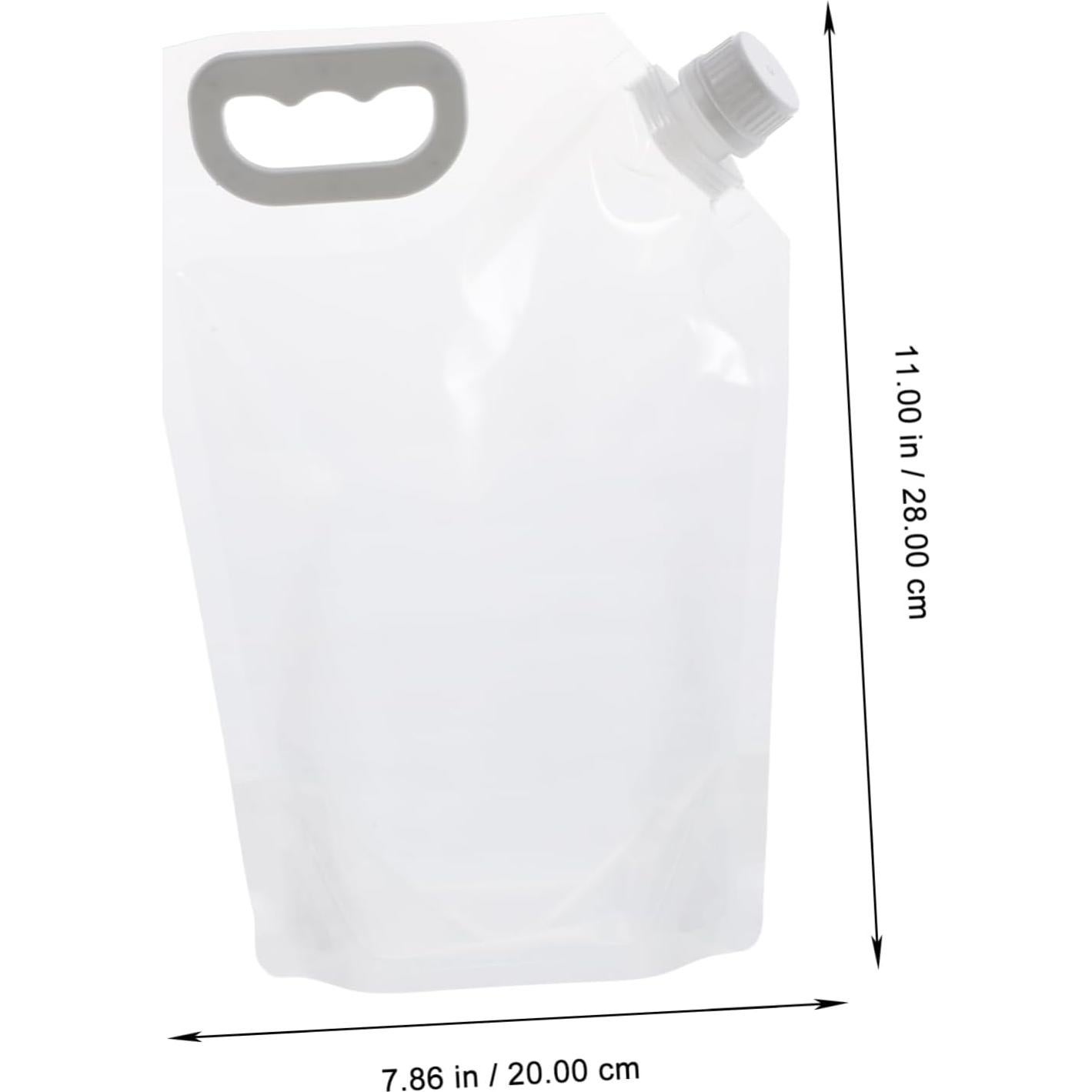 10 Bolsas Transparentes de Almacenamiento de Alimentos 1.5L