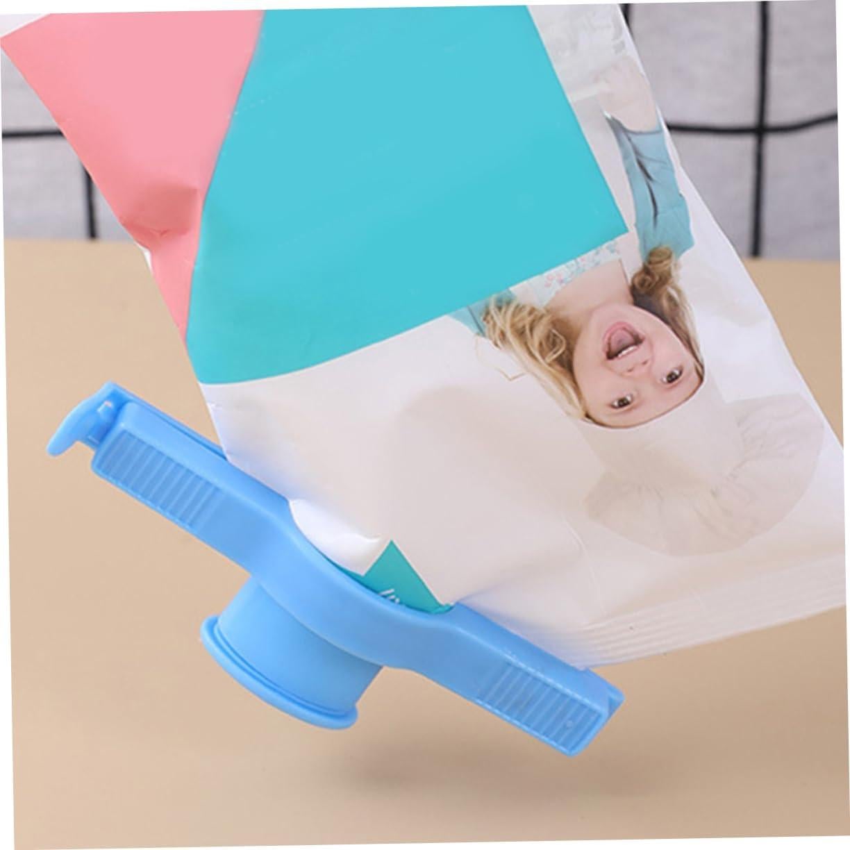 GLEAVI 12 Clips de Sellado de Comida Reutilizables Multicolor