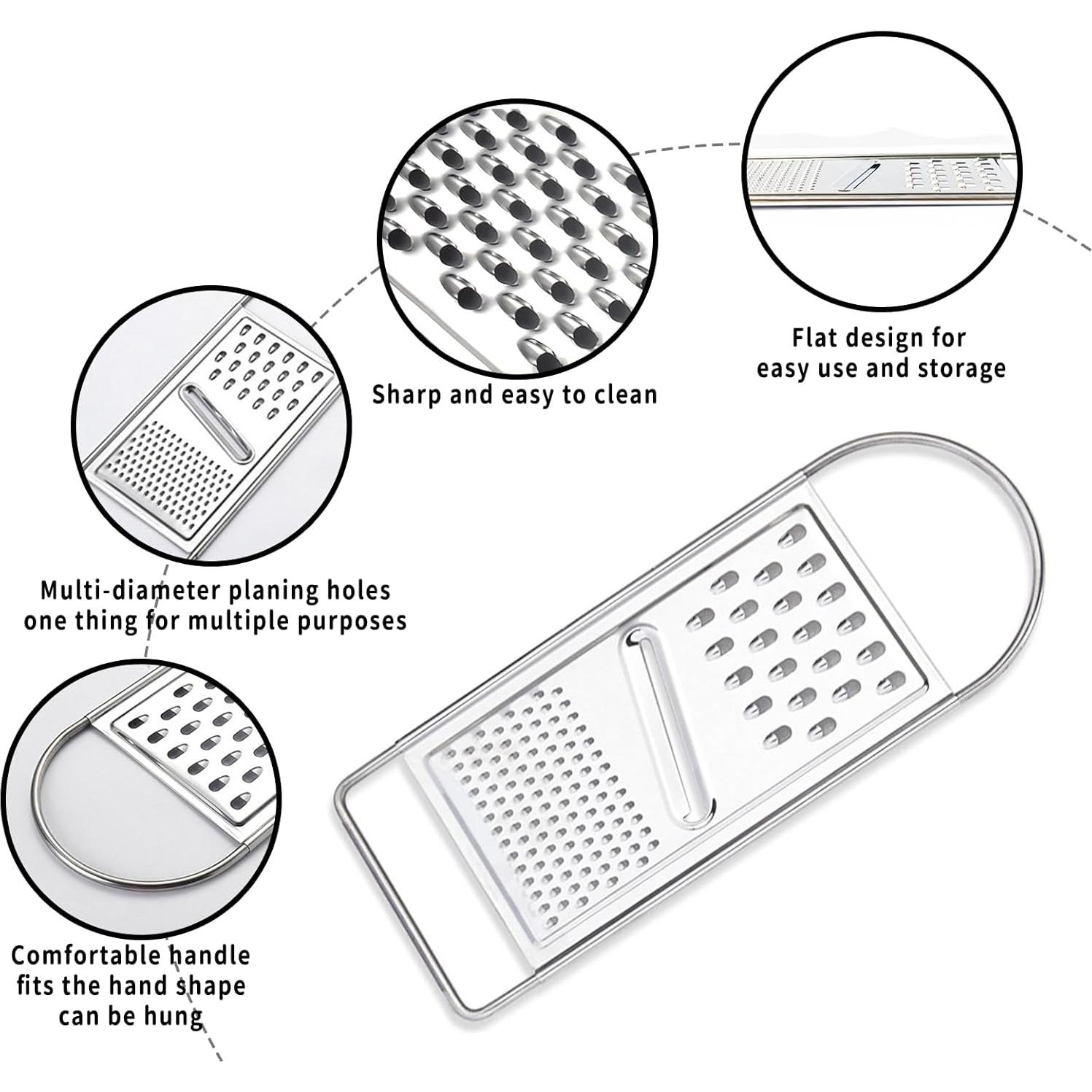 Rallador de Queso Hganxiu de Acero Inoxidable 29.5 cm