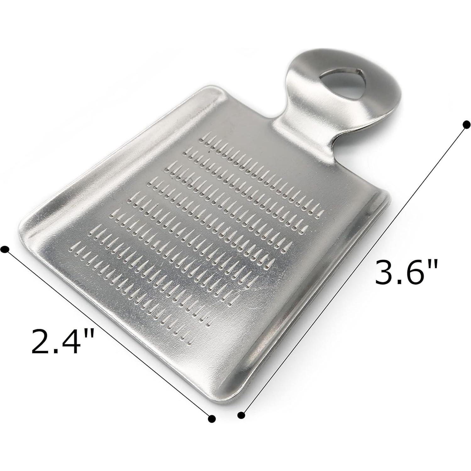 Rallador Mini Acero Inoxidable Genérico 9.14x6.1 cm Hecho en Japón