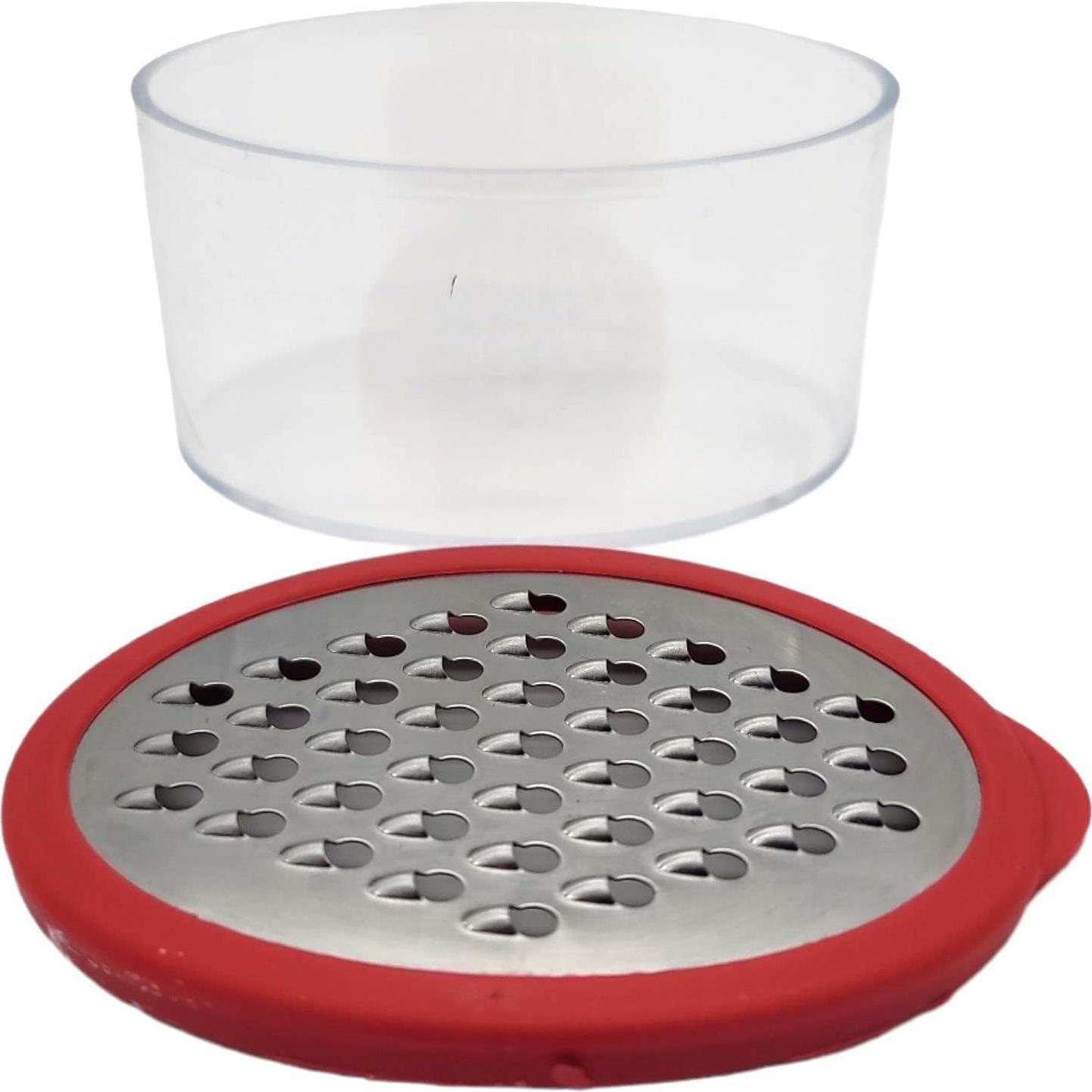 Mini Rallador con Contenedor Handy Housewares - Acero Inoxidable