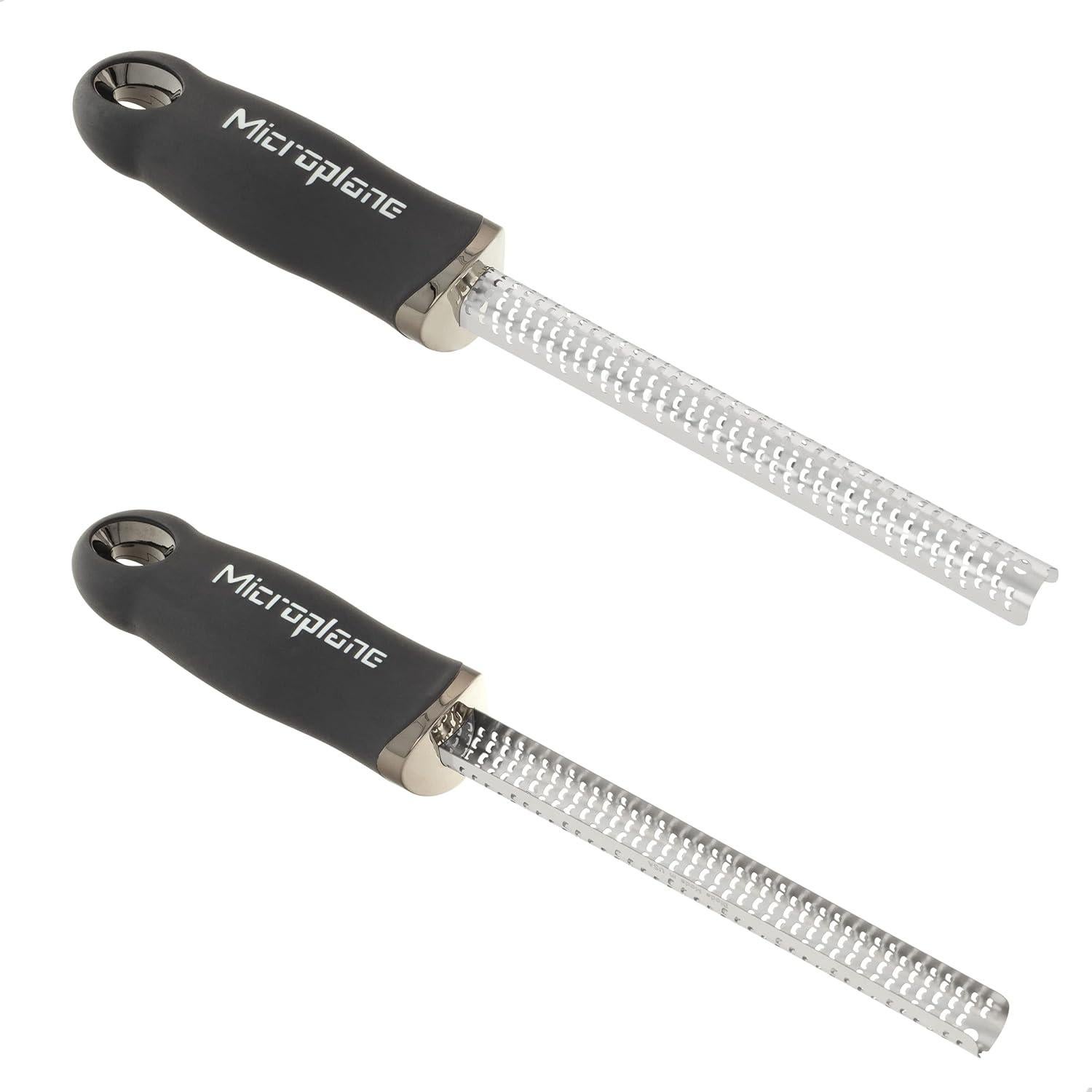 Rallador de Especias Microplane Classic Negro - Acero Inoxidable