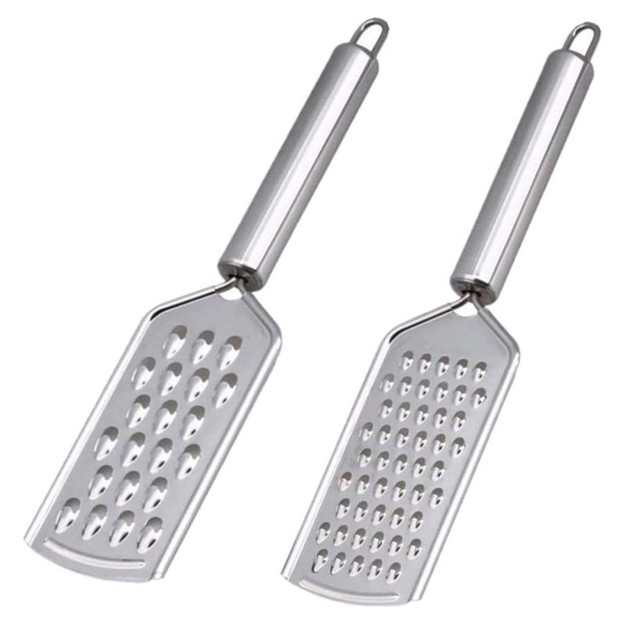 2 Ralladores de Cocina LapangZi de Acero Inoxidable 25.5 cm