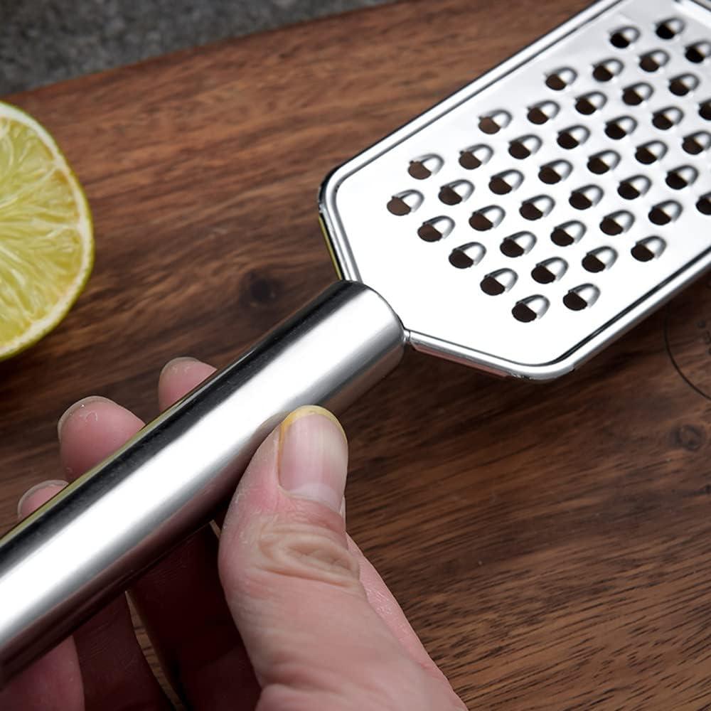 2 Ralladores de Cocina LapangZi de Acero Inoxidable 25.5 cm