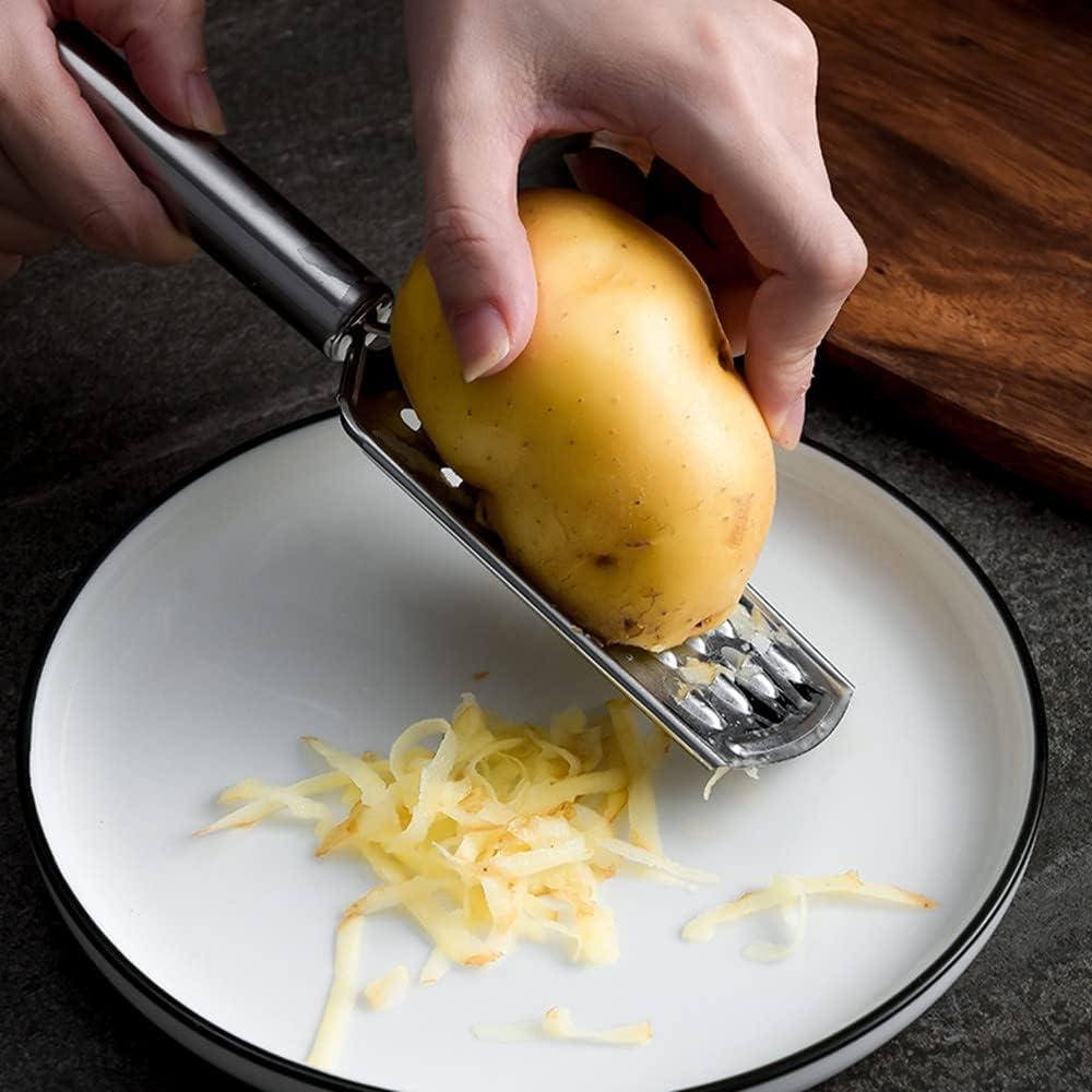 2 Ralladores de Cocina LapangZi de Acero Inoxidable 25.5 cm
