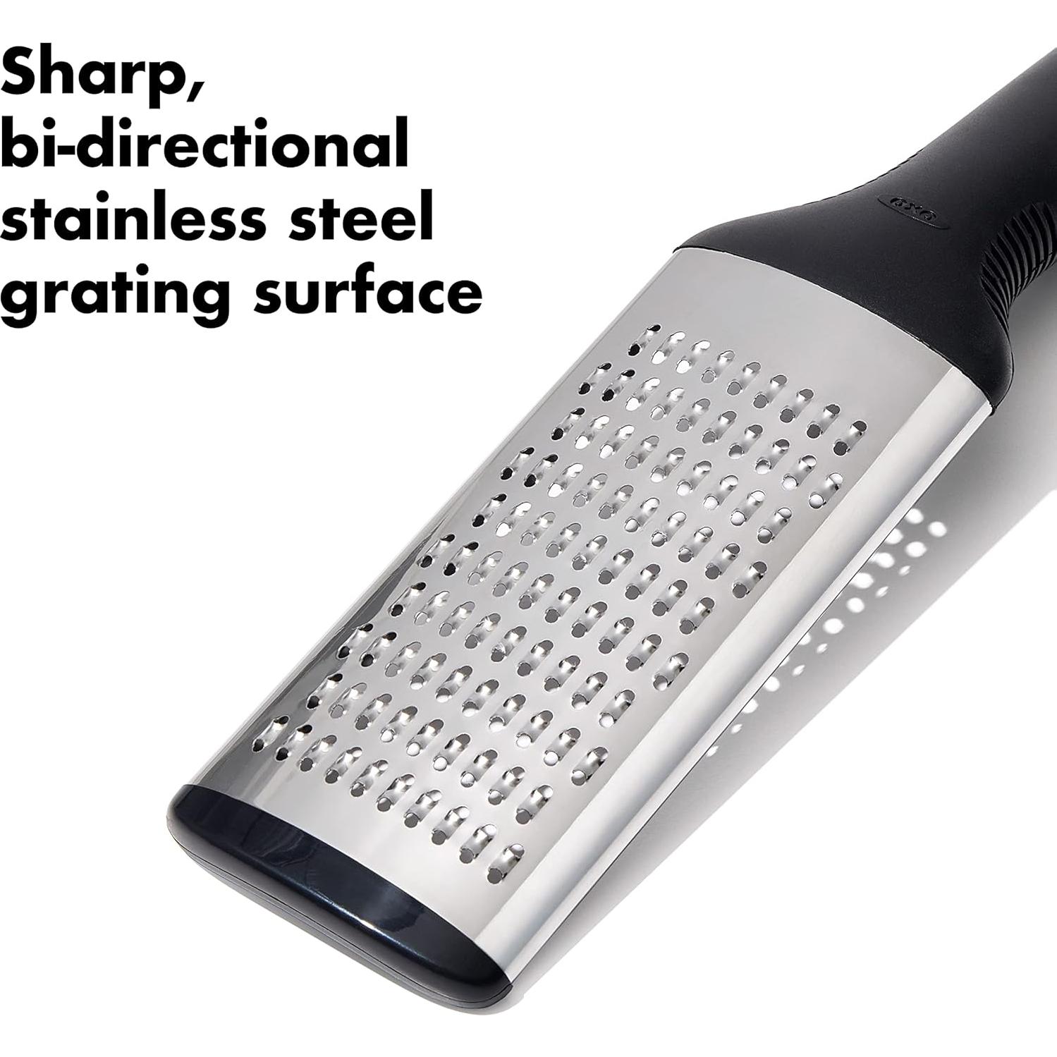 Rallador OXO Good Grips Acero Inoxidable Negro 33 cm
