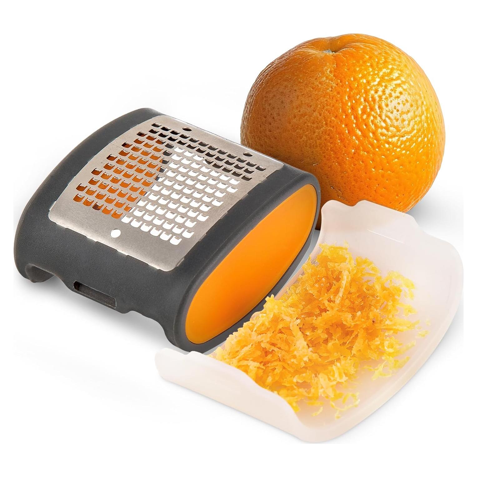 Rallador de Cítricos PrepWorks Naranja Acero Inoxidable