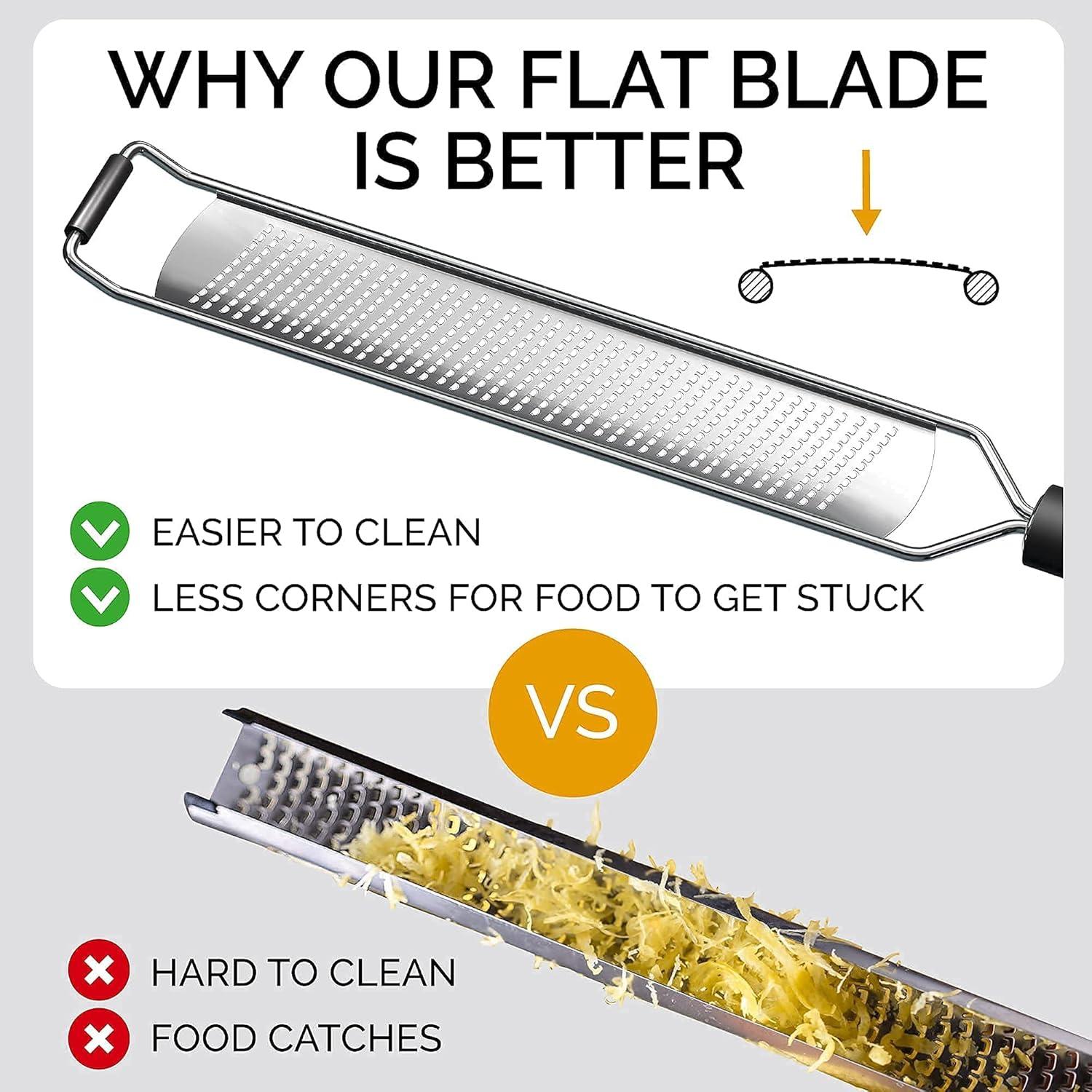 Rallador de Limón Premium Grace & Grind - Acero Inoxidable 38 cm