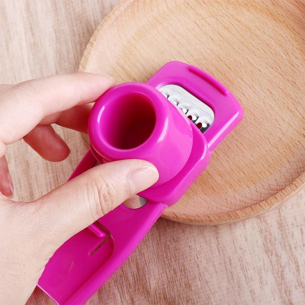 Rallador Mini Jowxsx Rojo de Acero Inoxidable 14.5 cm