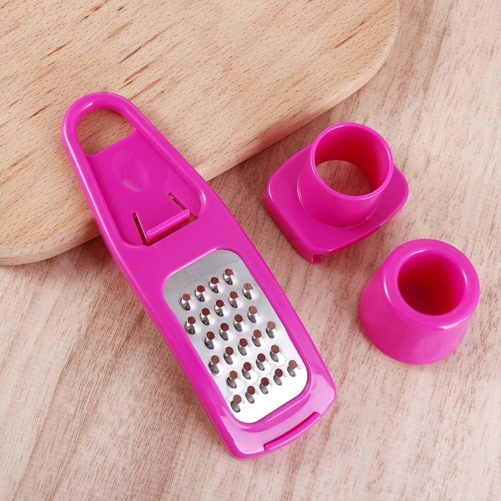 Rallador Multifuncional Tustao Verde 15.24 cm para Frutas y Verduras