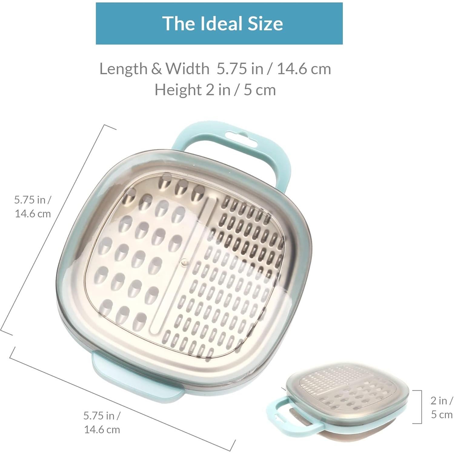 Rallador de Queso Mini PortoFino con Contenedor 14.6x14.6cm