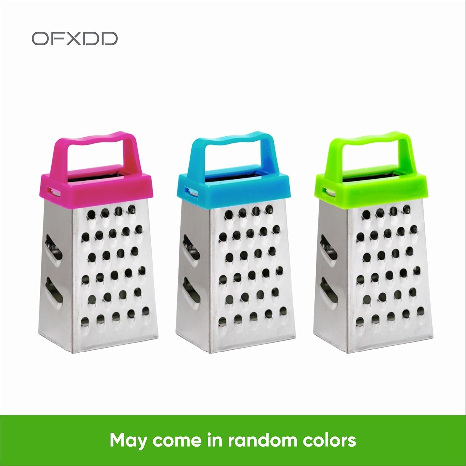 Rallador de Ajo y Queso Mini OFXDD - Acero Inoxidable - 4 Lados