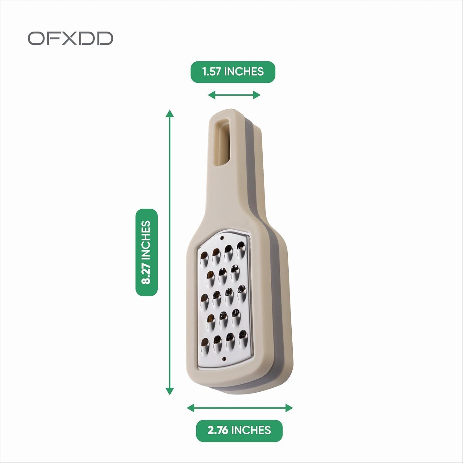 Set de Ralladores de Cocina OFXDD 3 en 1 Acero Inoxidable