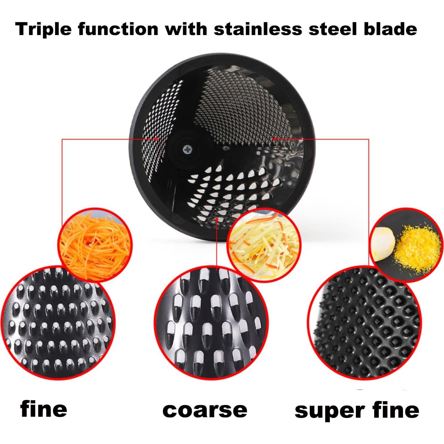 Rallador de Queso ROQILA Cónico Acero Inoxidable 19.5 cm