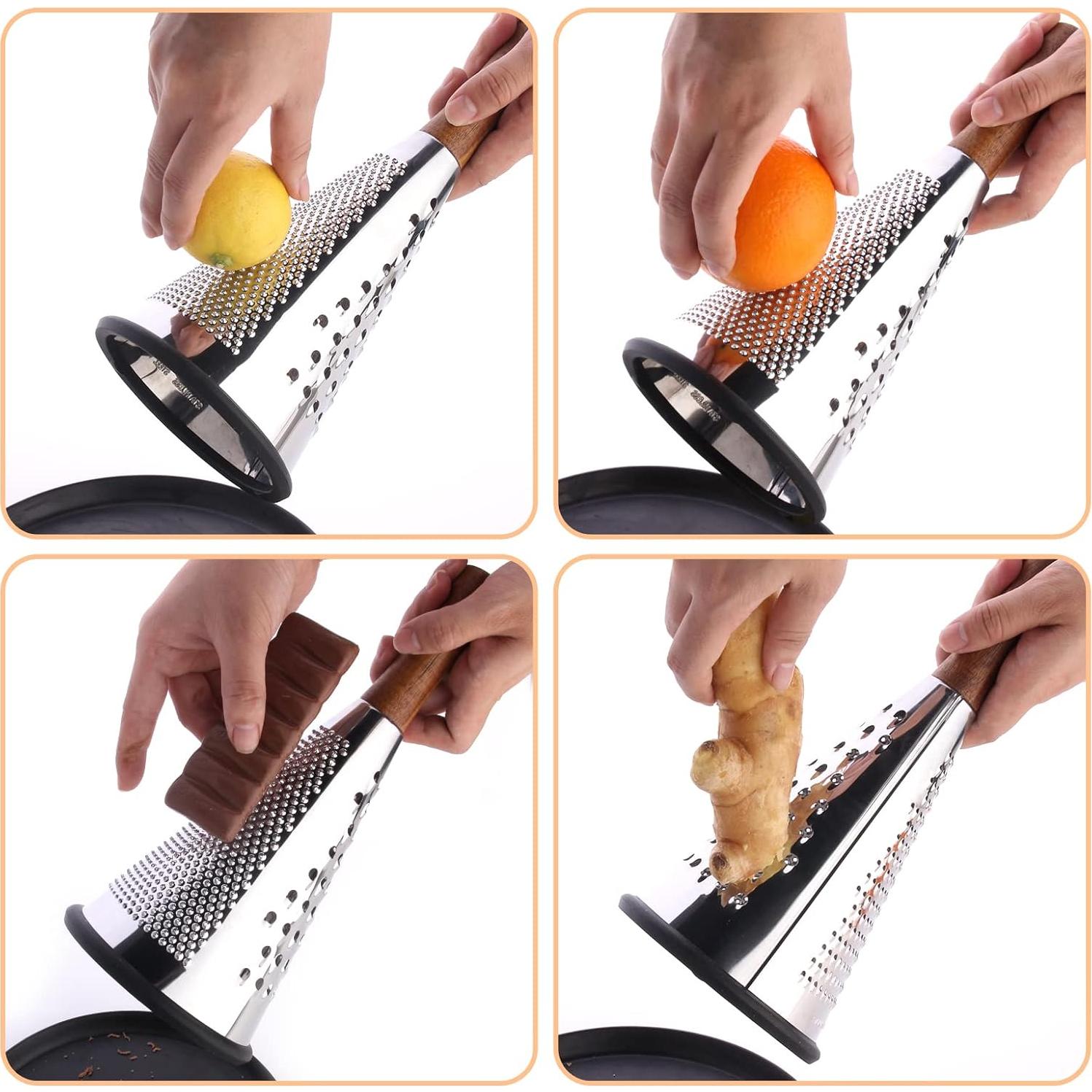 Rallador de Queso ROQILA Cónico Acero Inoxidable 19.5 cm