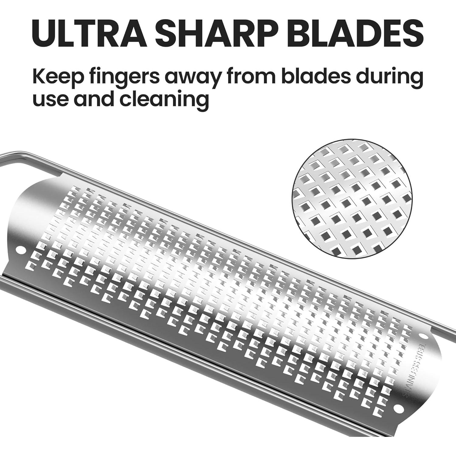 Rallador de Queso y Cítricos Mayachiy - Acero Inoxidable 6.4 cm