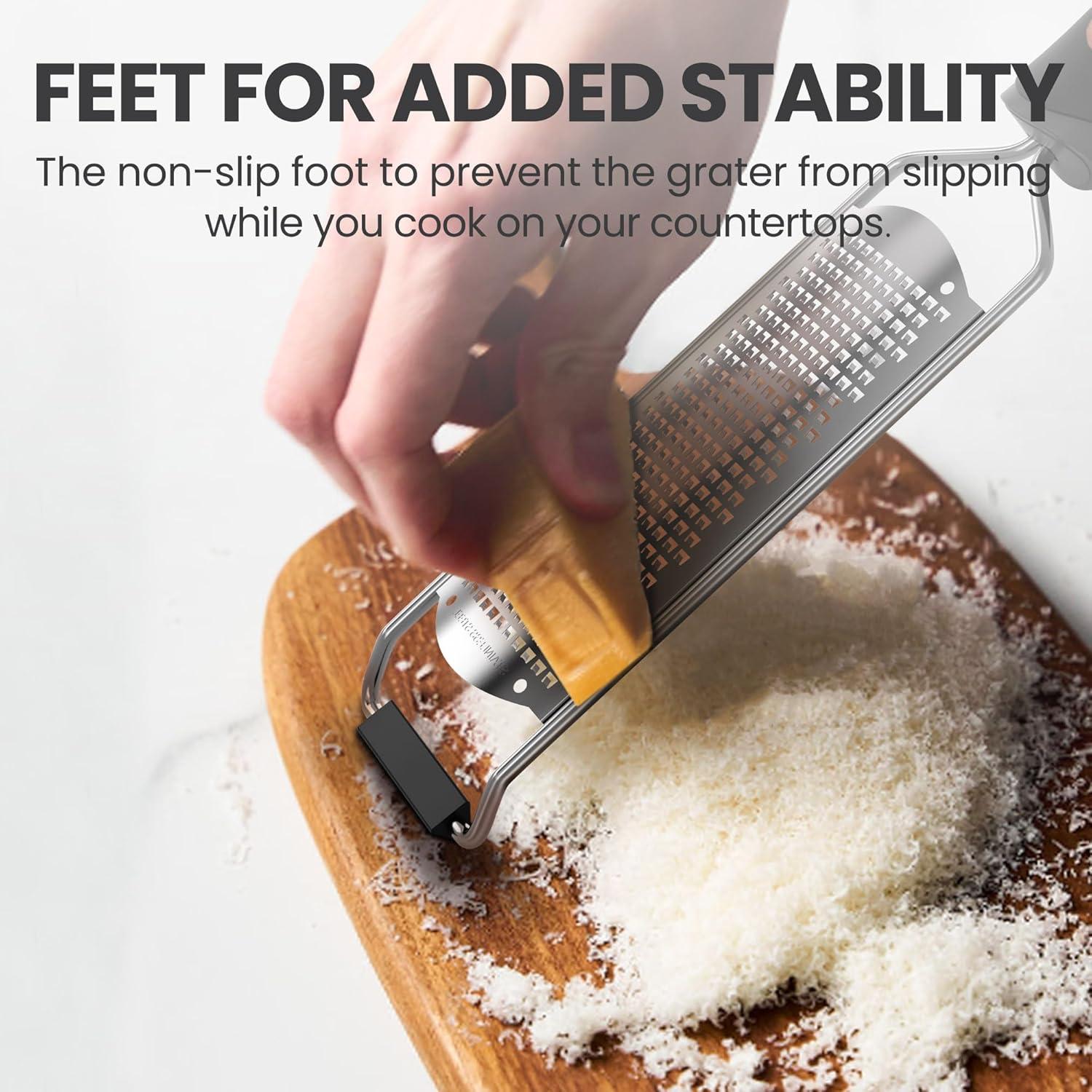 Rallador de Queso y Cítricos Mayachiy - Acero Inoxidable 6.4 cm