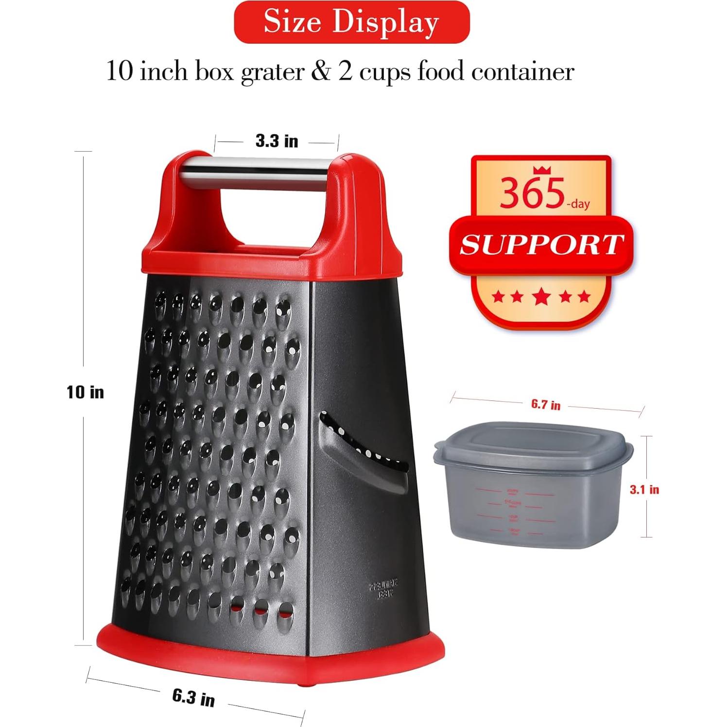 Rallador de Queso Ourokhome de Acero Inoxidable 4 en 1