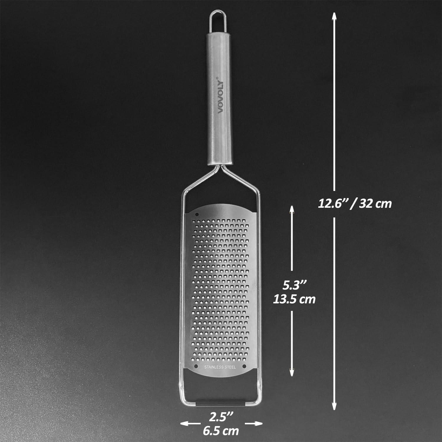 Rallador Profesional Vovoly de Acero Inoxidable 32cm Fino