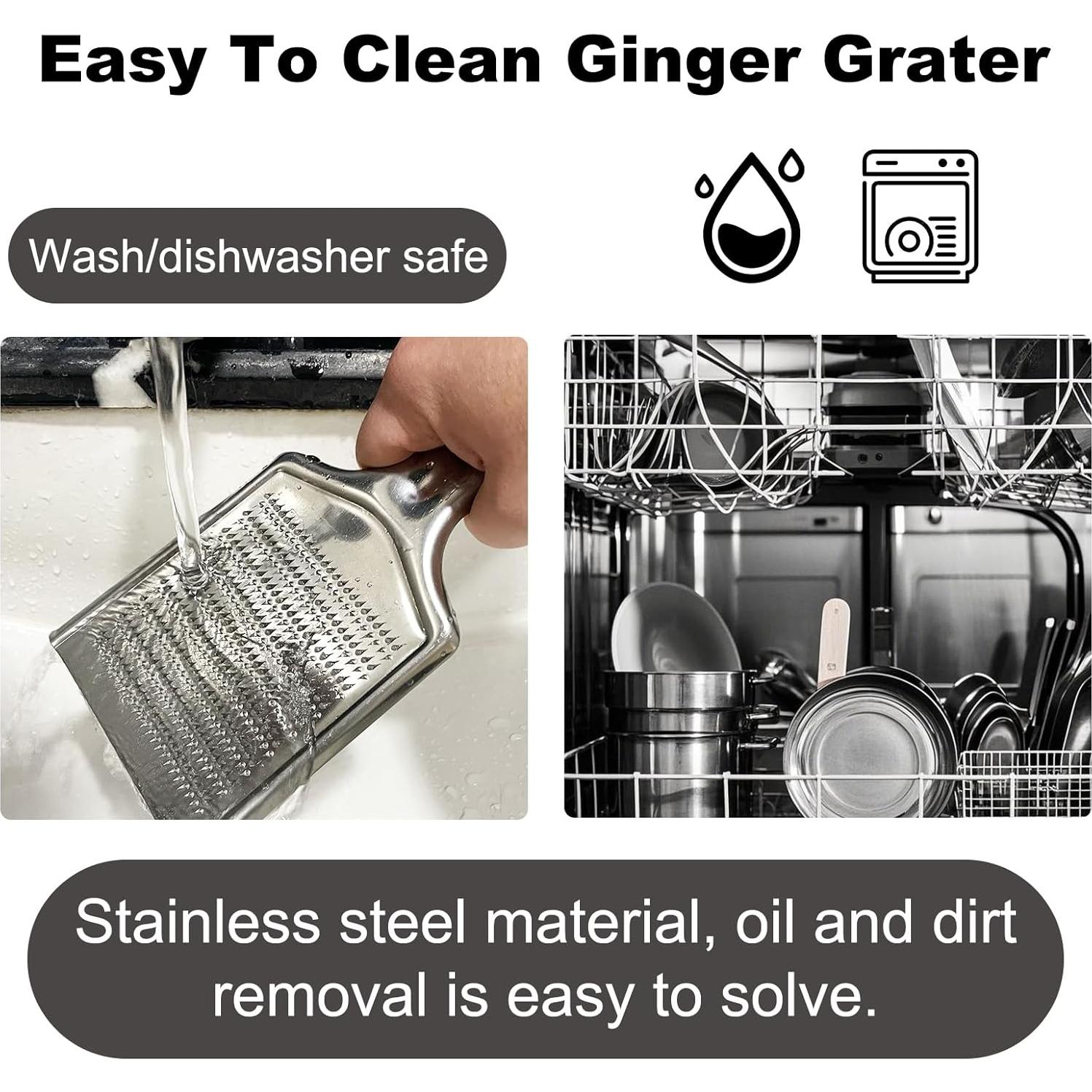 Rallador de Jengibre KOOCHUWAH Acero Inoxidable 21.5cm